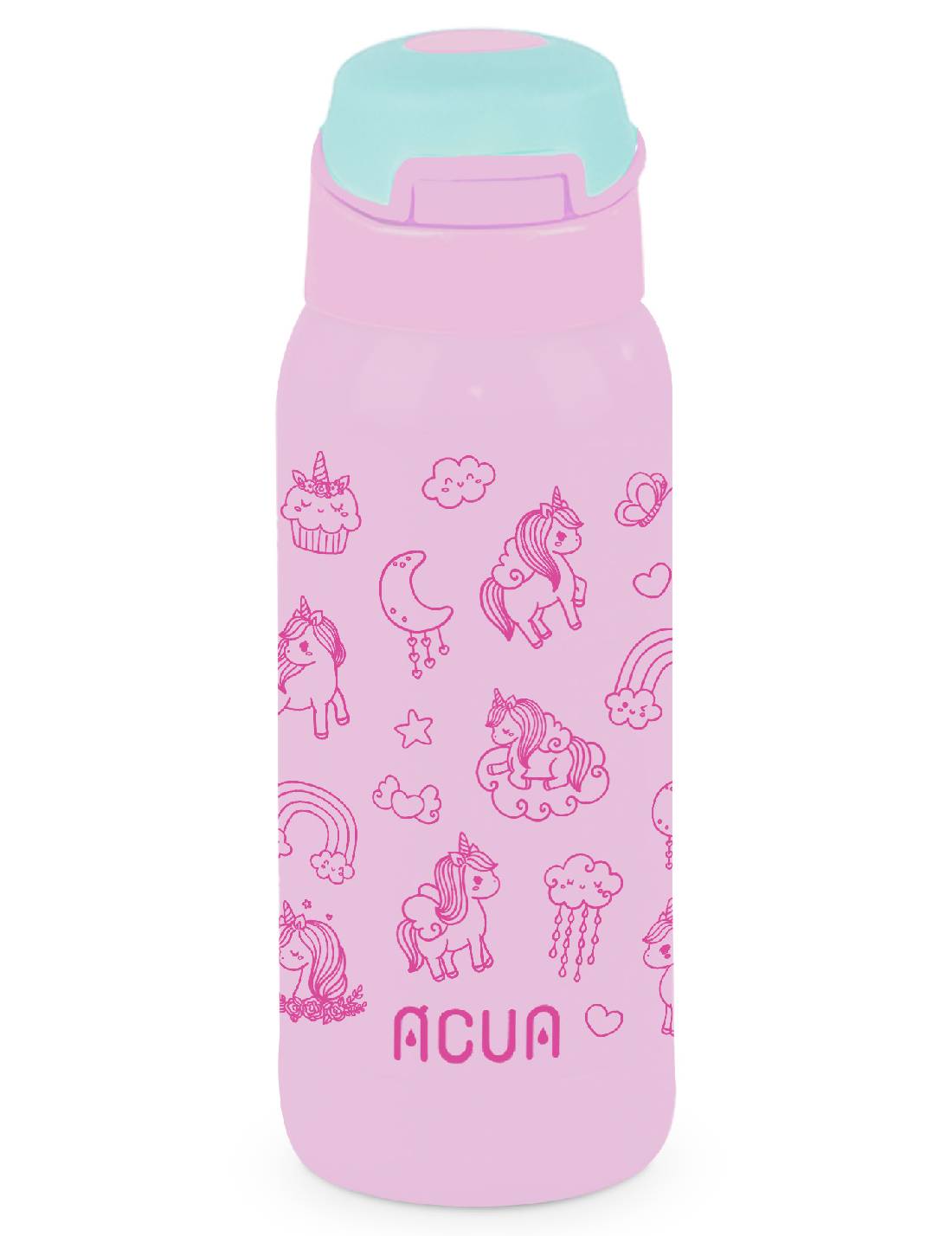 Borraccia Termica In Acciaio Inox Acua Kids Unicorni 350ml