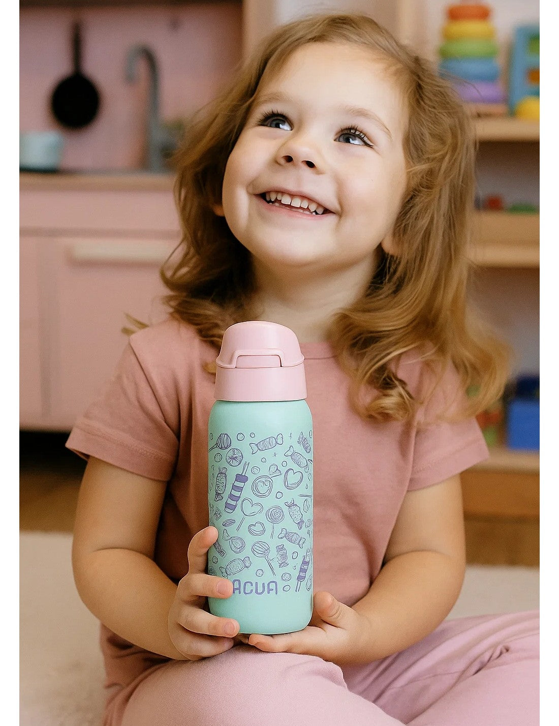 Borraccia Termica In Acciaio Inox Acua Kids Candy 350ml