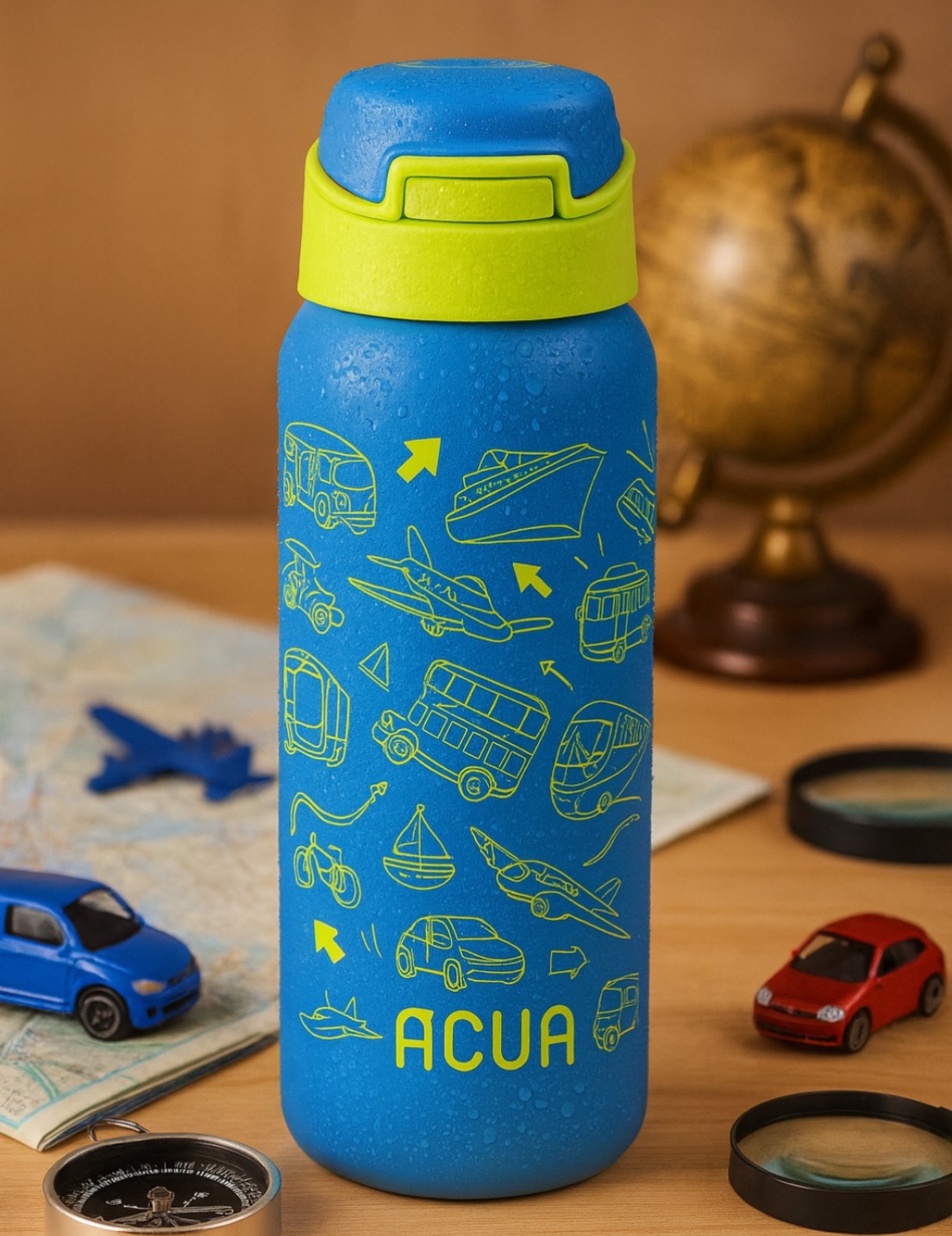 Borraccia Termica In Acciaio Inox Acua Kids Mezzi 350ml