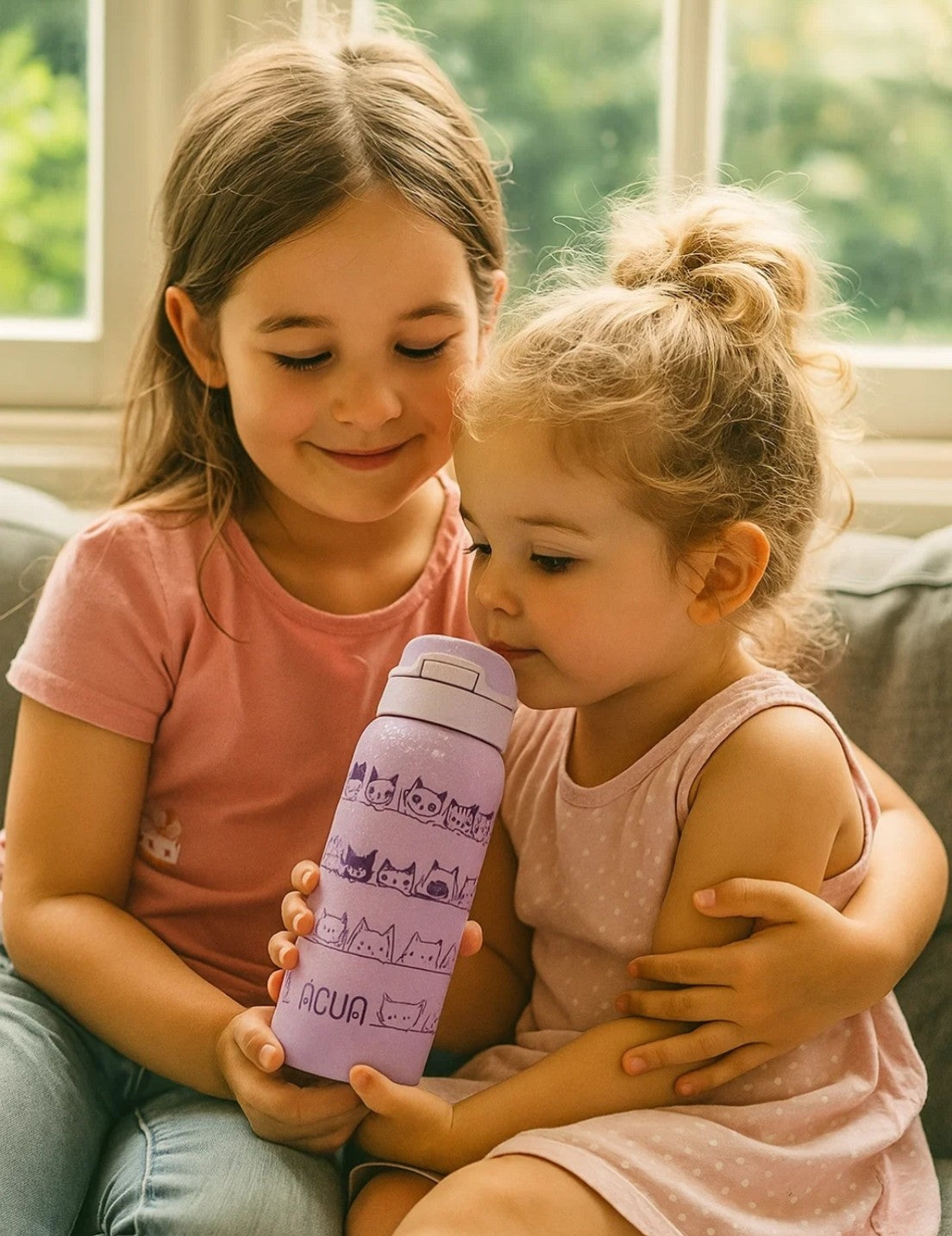 Borraccia Termica In Acciaio Inox Acua Kids Gattini 350ml