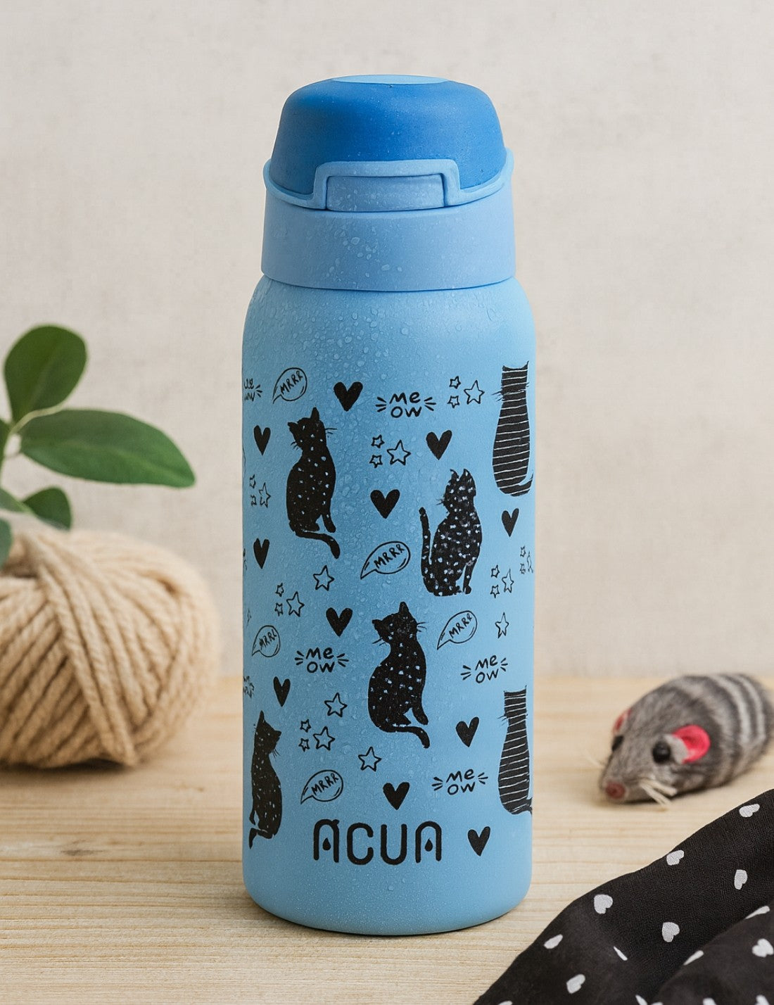 Borraccia Termica In Acciaio Inox Acua Kids Gattini 350ml