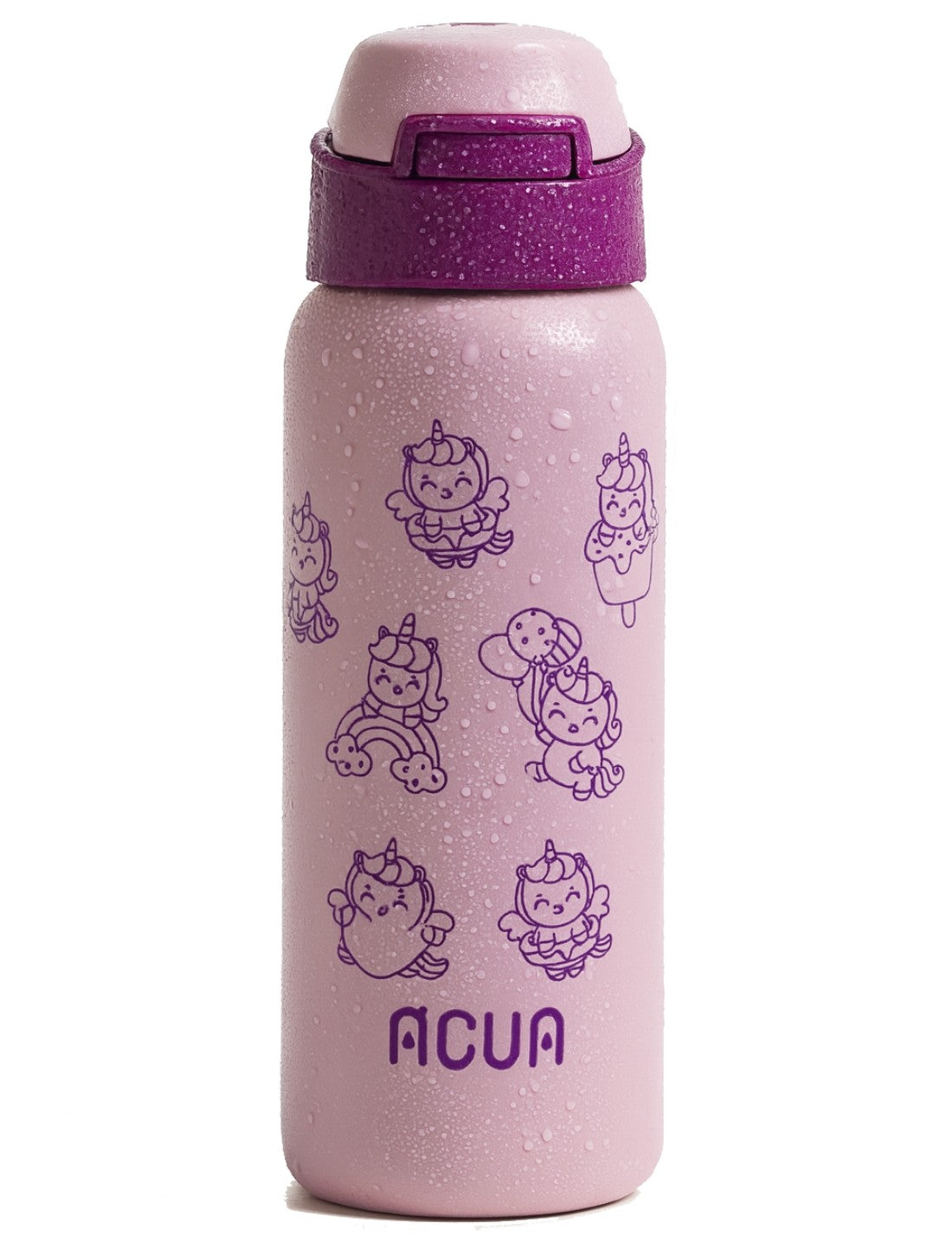 Borraccia Termica In Acciaio Inox Acua Kids Unicorns 350ml