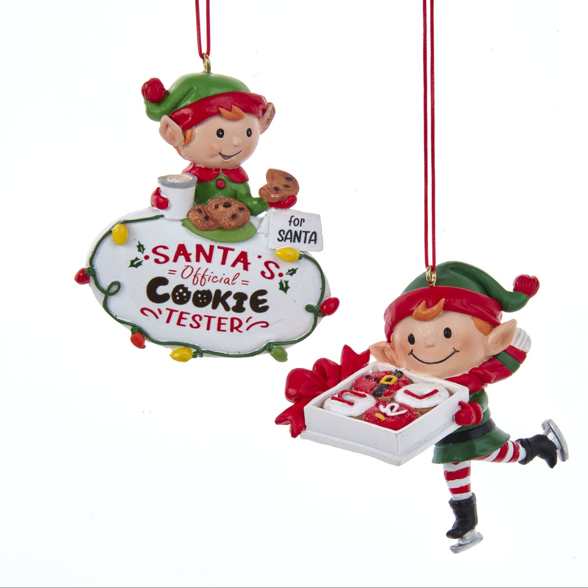 Addobbo Albero Natale Elfi Con Ciambelle Prodotto Assortito