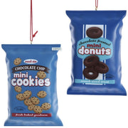 Addobbo Albero Di Natale Buste Cookies E Donuts Prodotto Assortito 12cm