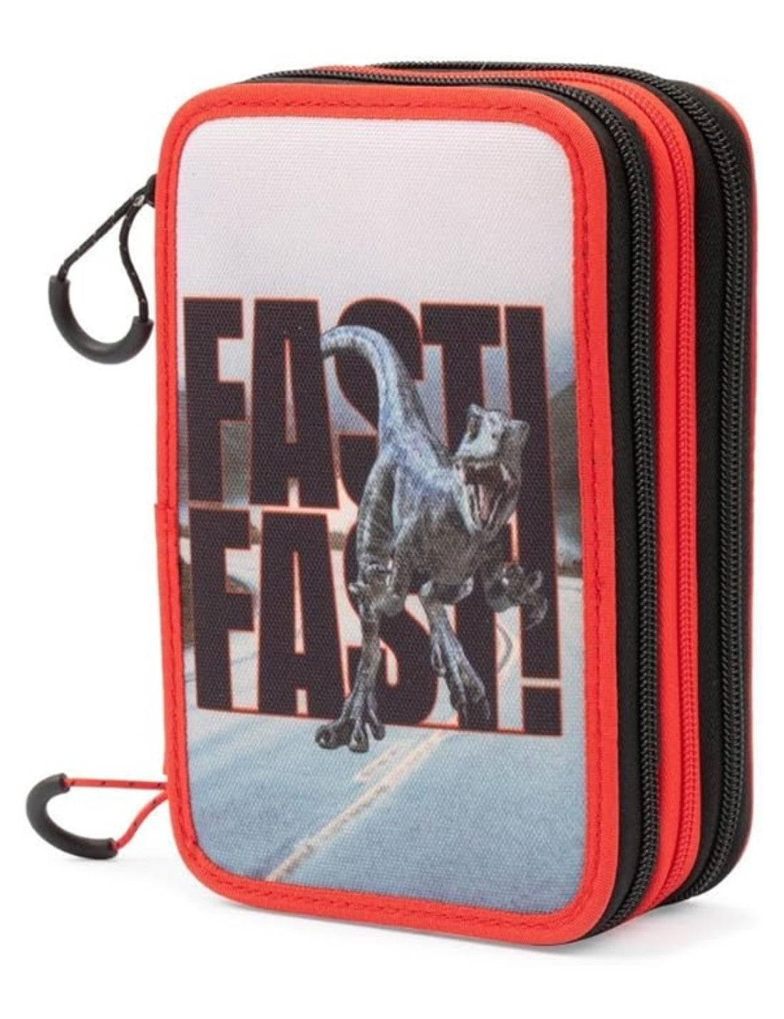 Astuccio Completo 3 Zip Jurassic World