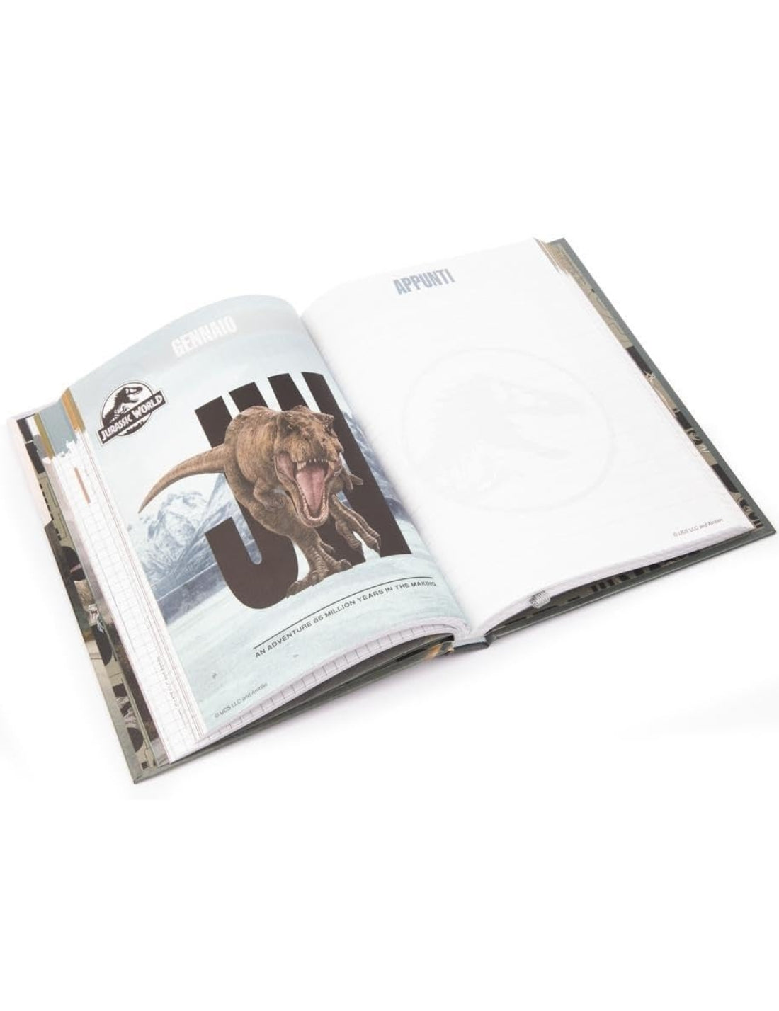 Diario Scuola 10 Mesi Non Datato Jurassic World