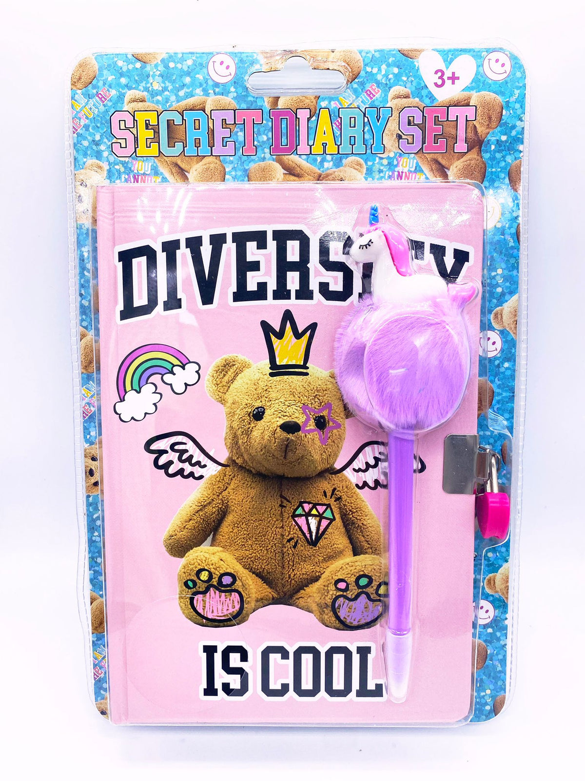 Set Diario Segreto Con Lucchetto Tri-Coastal Diversity is Cool