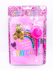 Set Diario Segreto Con Lucchetto Tri-Coastal Stay Cute