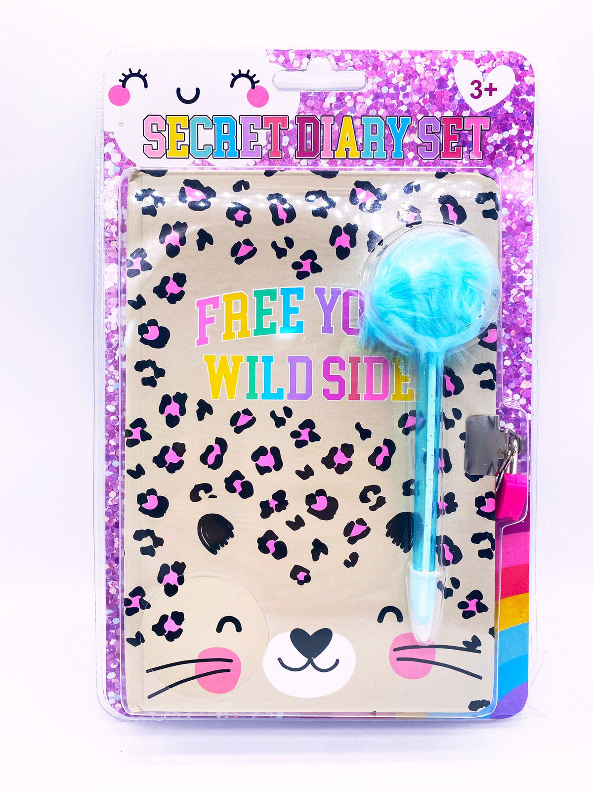 Set Diario Segreto Con Lucchetto Tri-Coastal Free Your Wild Side