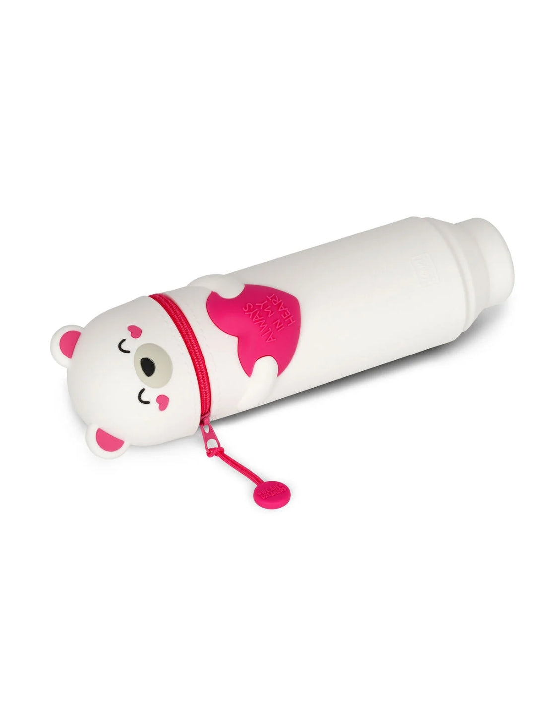 Astuccio 2 In 1 Morbido Silicone Kawaii Orso Con Cuore Legami