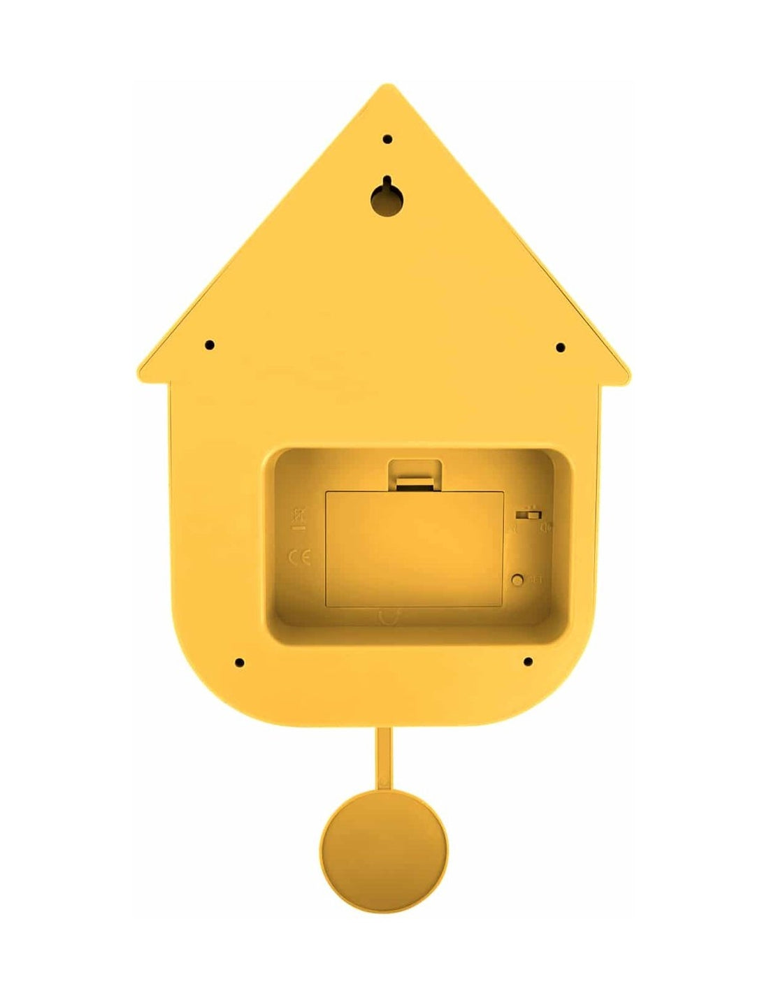 Orologio Moderno A Cucù In ABS Giallo