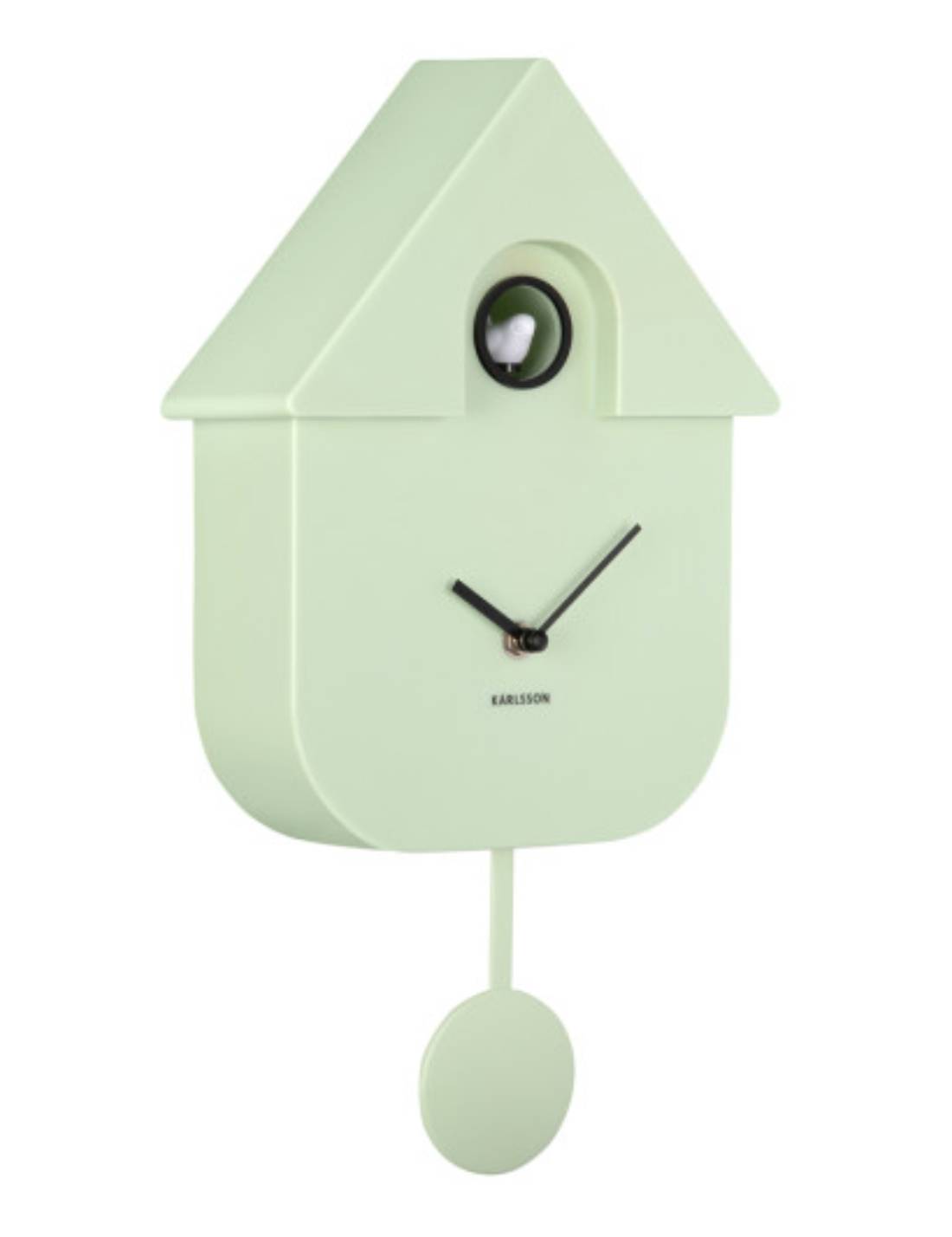 Orologio Moderno A Cucù In ABS Verde Pastello