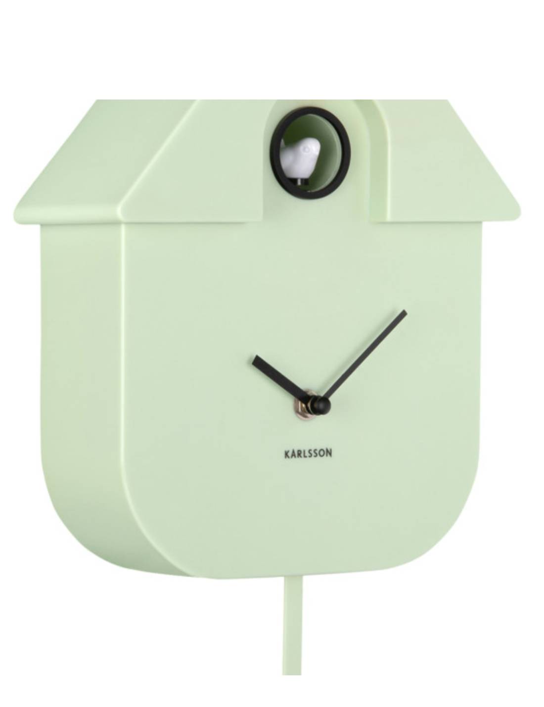Orologio Moderno A Cucù In ABS Verde Pastello