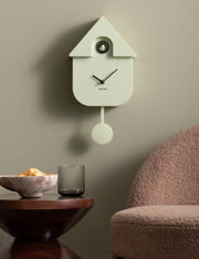 Orologio Moderno A Cucù In ABS Verde Pastello