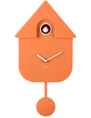 Orologio Moderno A Cucù In ABS Arancione