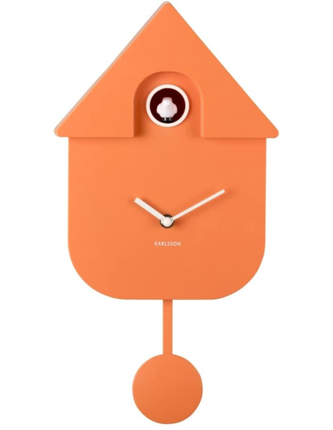 Orologio Moderno A Cucù In ABS Arancione