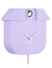 Orologio Moderno A Cucù In ABS Viola Pastello