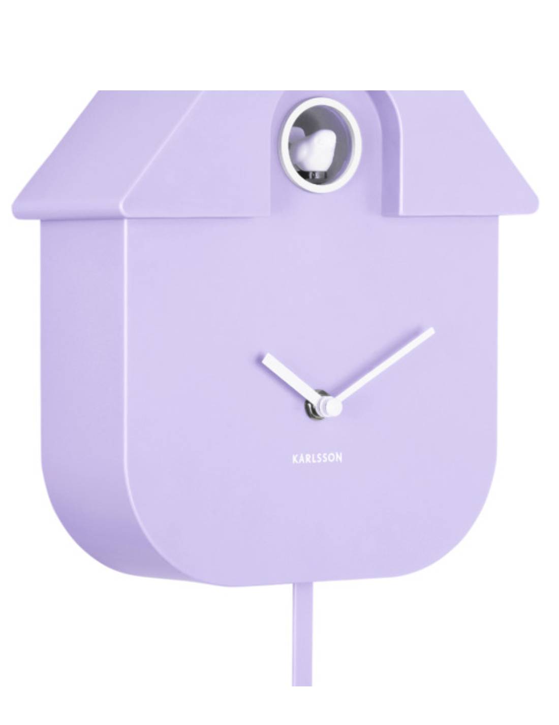 Orologio Moderno A Cucù In ABS Viola Pastello