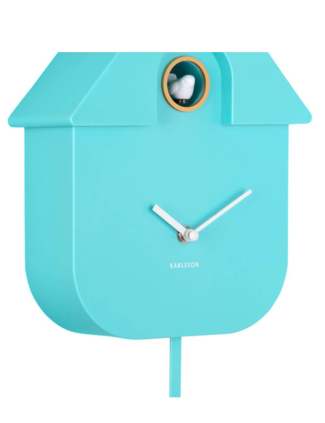 Orologio Moderno A Cucù In ABS Azzurro Turchese