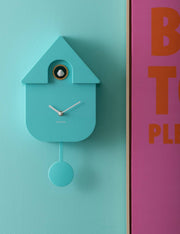 Orologio Moderno A Cucù In ABS Azzurro Turchese