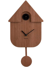 Orologio Moderno A Cucù In ABS Legno Scuro
