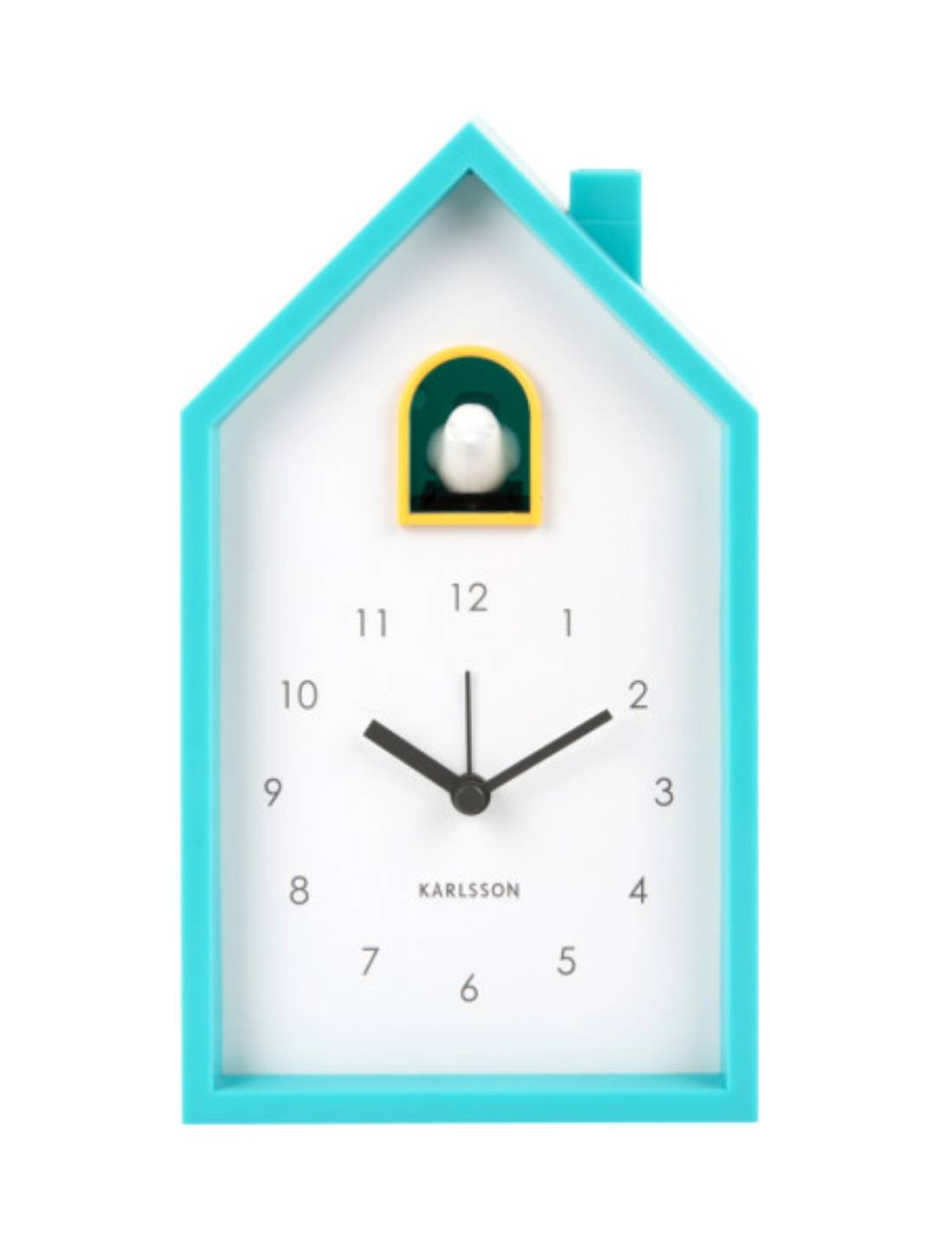 Orologio Da Tavolo Moderno A Cucù In ABS Azzurro Turchese