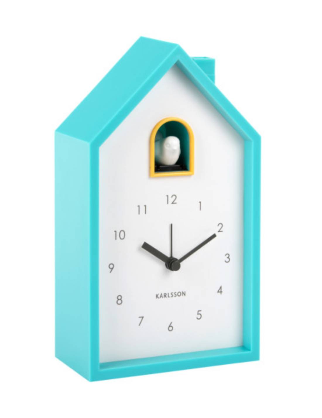 Orologio Da Tavolo Moderno A Cucù In ABS Azzurro Turchese
