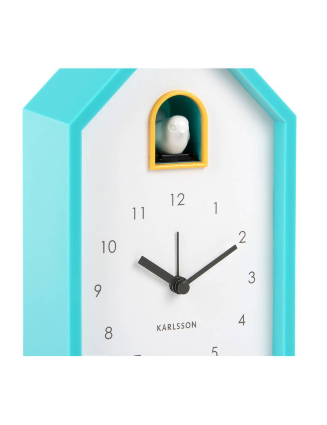 Orologio Da Tavolo Moderno A Cucù In ABS Azzurro Turchese