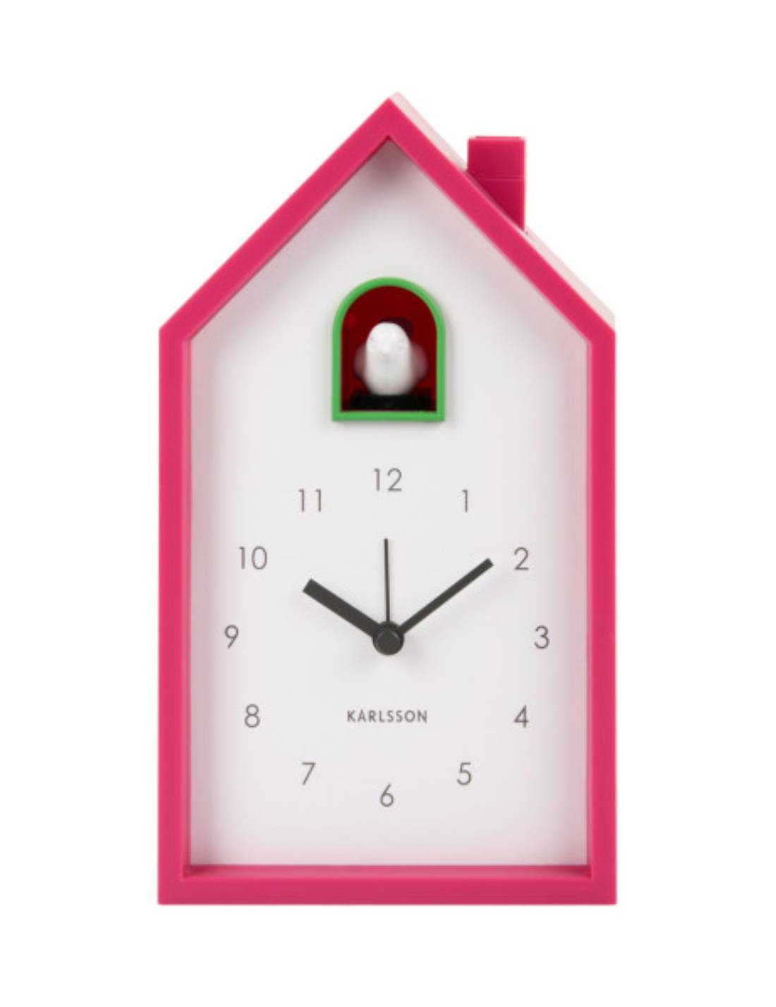 Orologio Da Tavolo Moderno A Cucù In ABS Fucsia