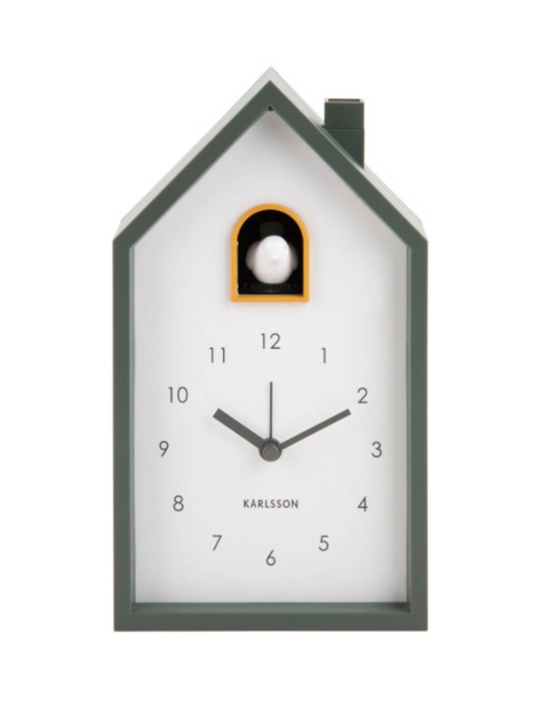 Orologio Da Tavolo Moderno A Cucù In ABS Verde Giungla