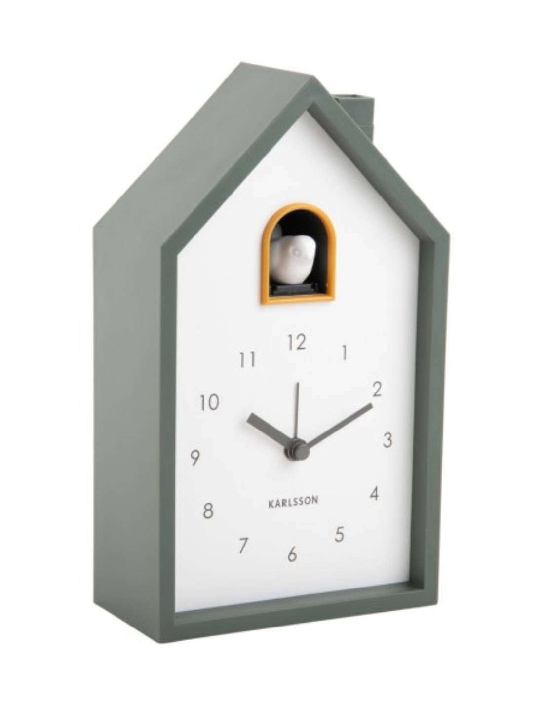 Orologio Da Tavolo Moderno A Cucù In ABS Verde Giungla