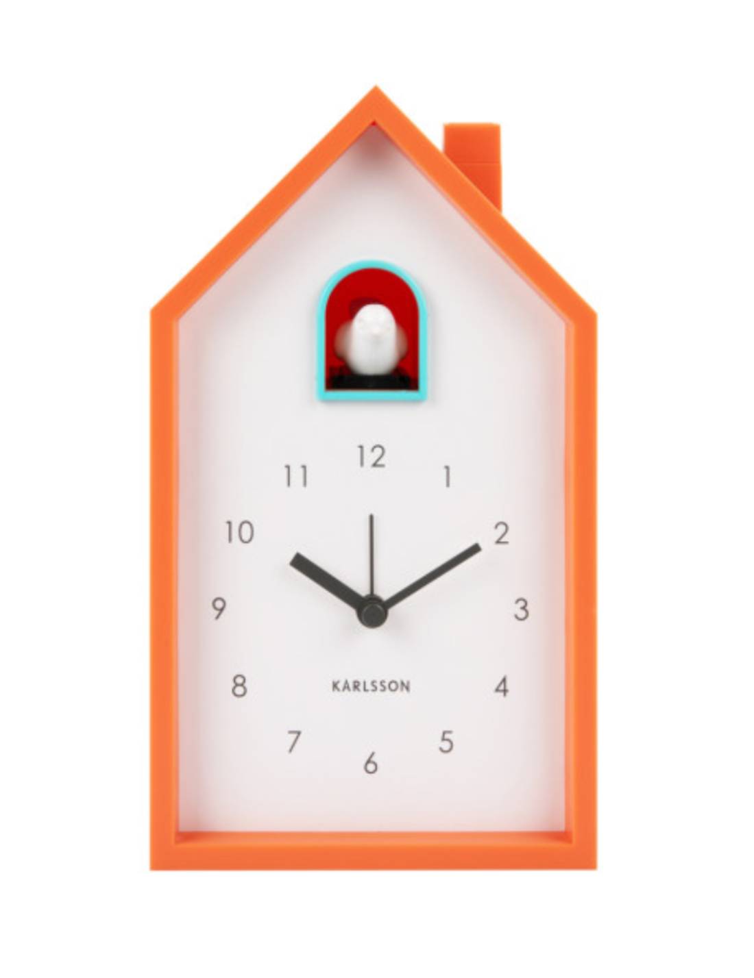 Orologio Da Tavolo Moderno A Cucù In ABS Arancione