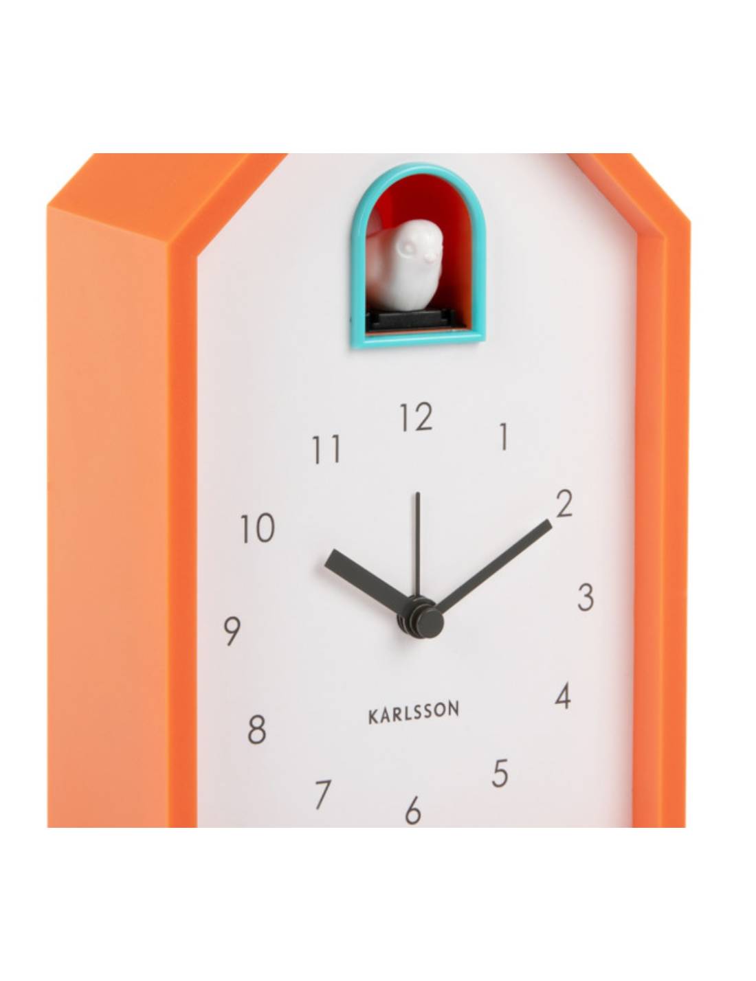 Orologio Da Tavolo Moderno A Cucù In ABS Arancione