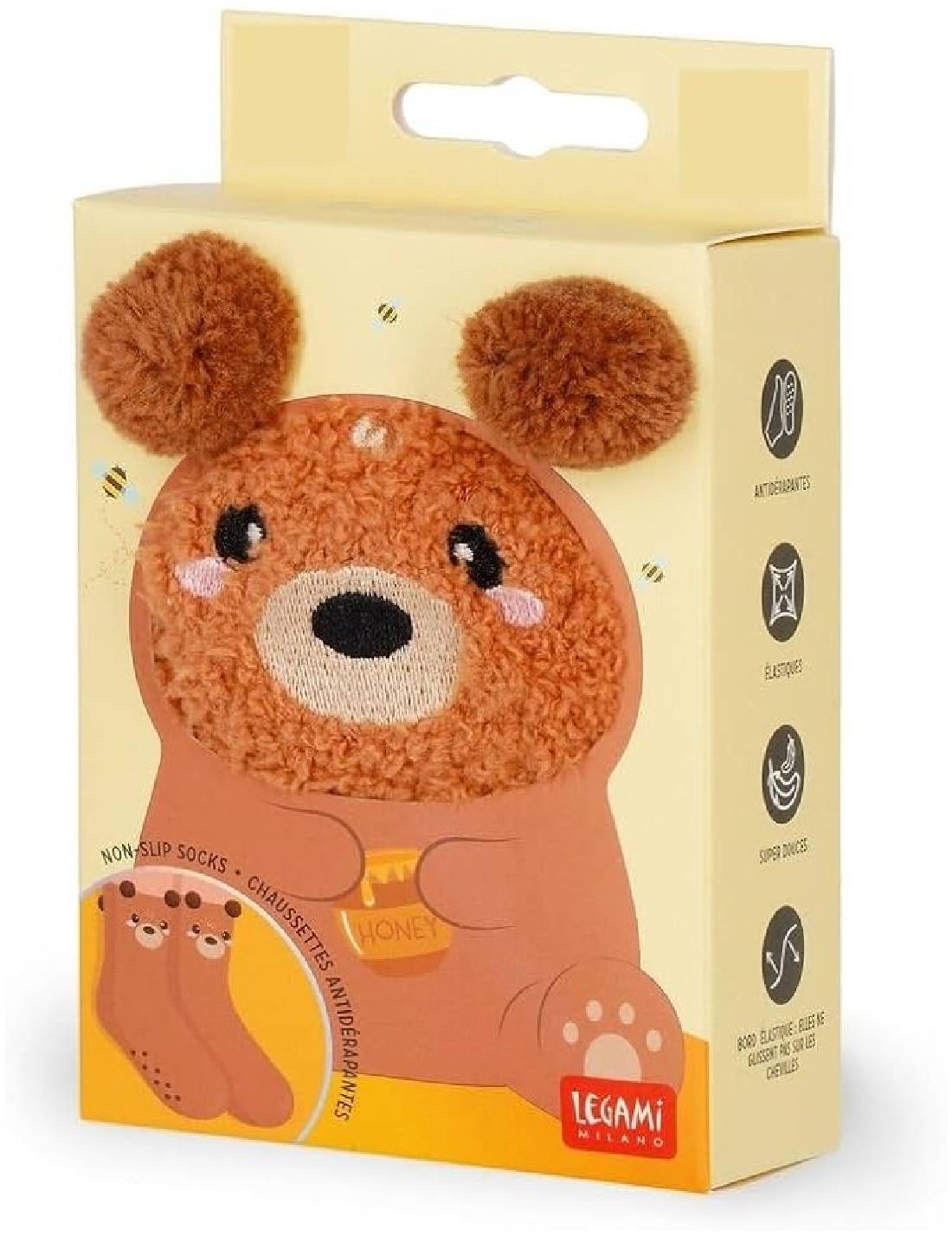 Calzini Antiscivolo It's A Match Orso Teddy Legami Tg. 26/34