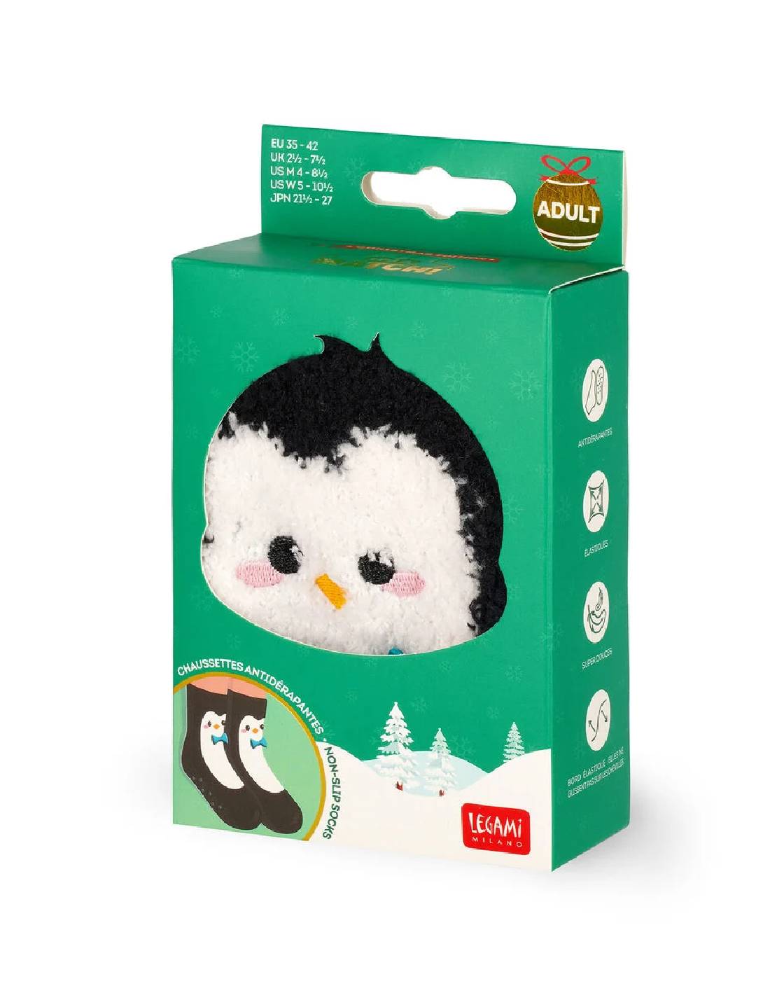 Calzini Antiscivolo It's A Match Pinguino Legami Tg. 26/34