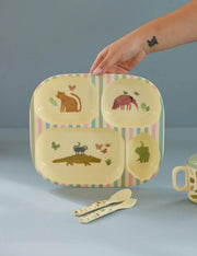 Rice Piatto Per Bambini Melamina Sweet Jungle Multicolore 25cm