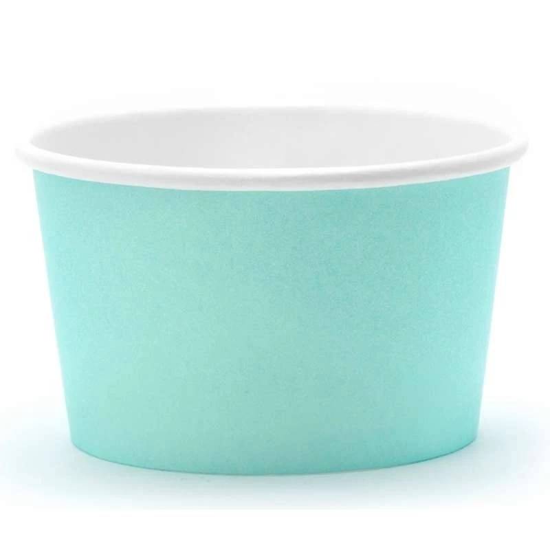 Coppe Gelato Carta Azzurro 170ml. 6pz
