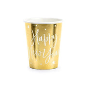 Bicchiere Capodanno Happy New Year Oro