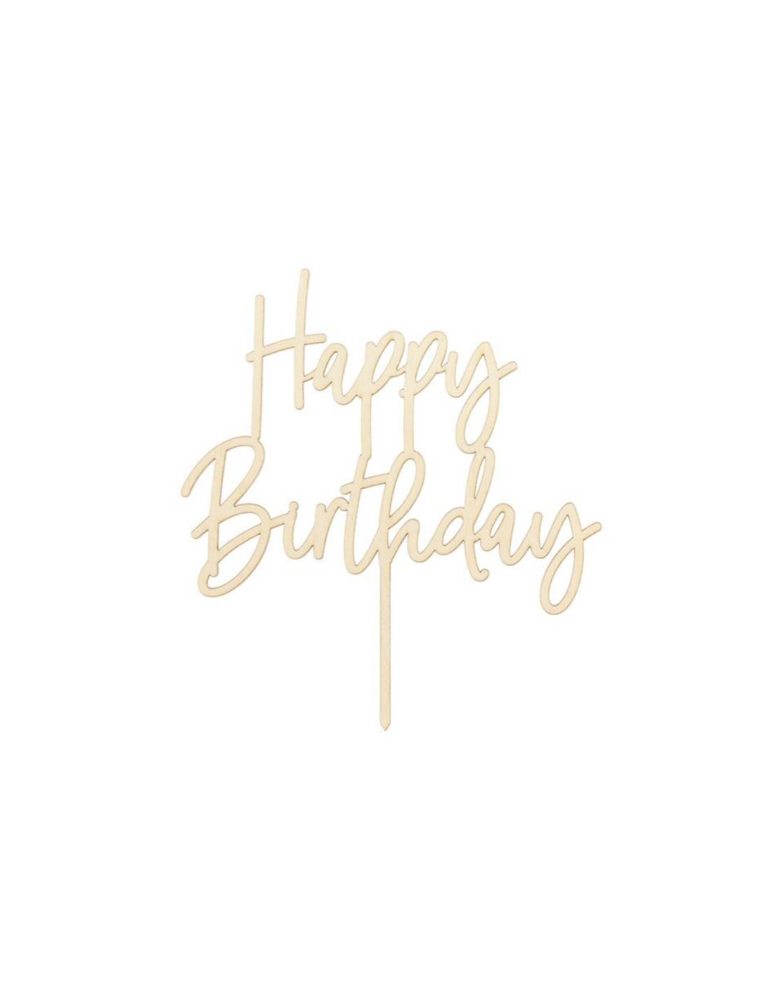 Cake Topper Decorazione Torta Happy Birthday