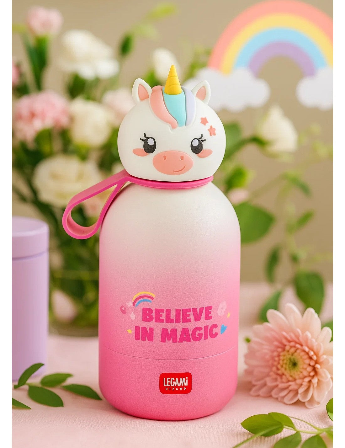 Borraccia Termica In Acciaio Inox Per Bambini Hot And Cold BFF Unicorno Legami 310ml
