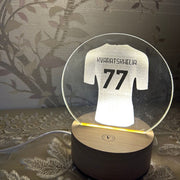 Lampada Personalizzabile Giocatori Serie A Con Base In Legno