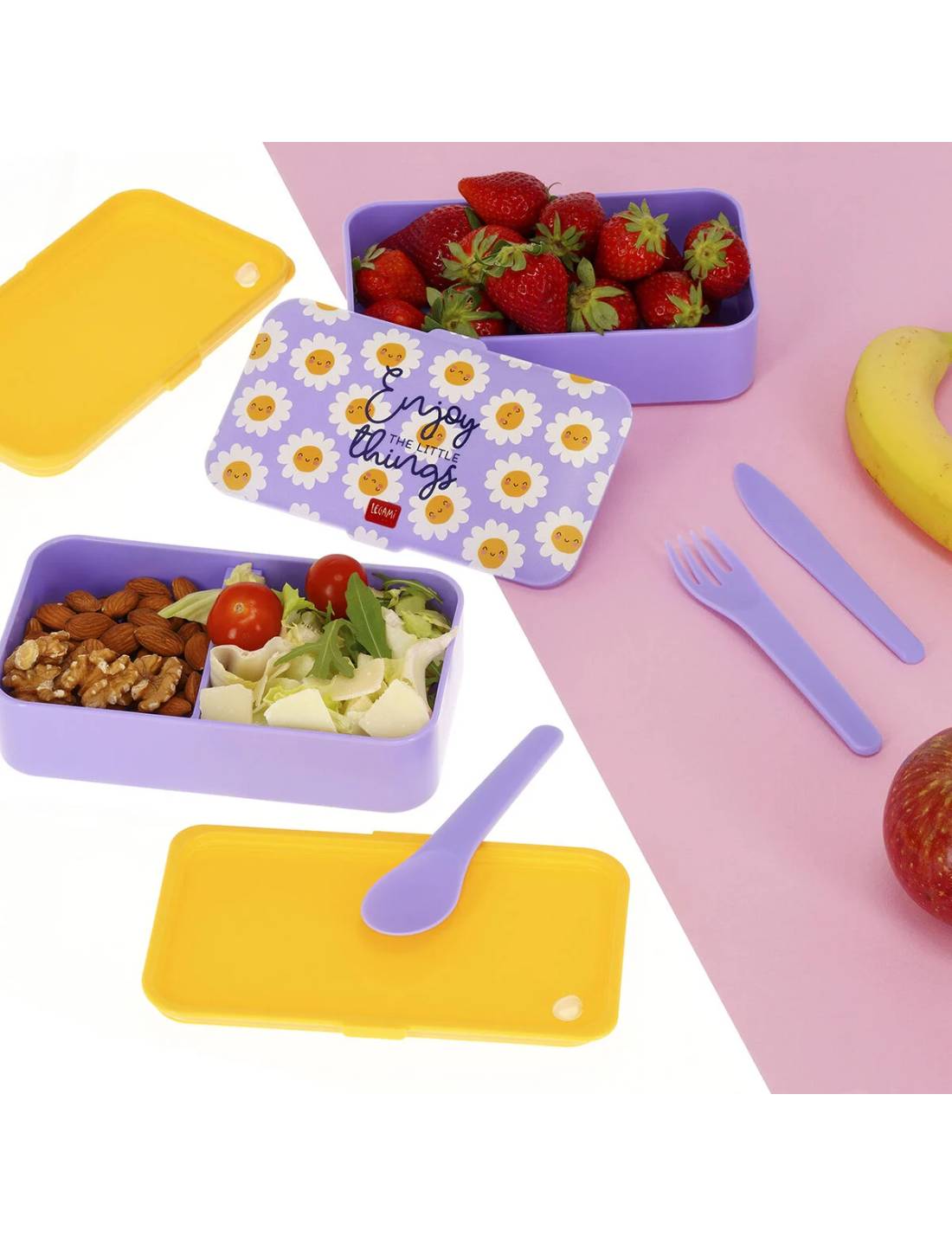 Contenitore Porta Pranzo Margherite Daisy Legami 1,2lt