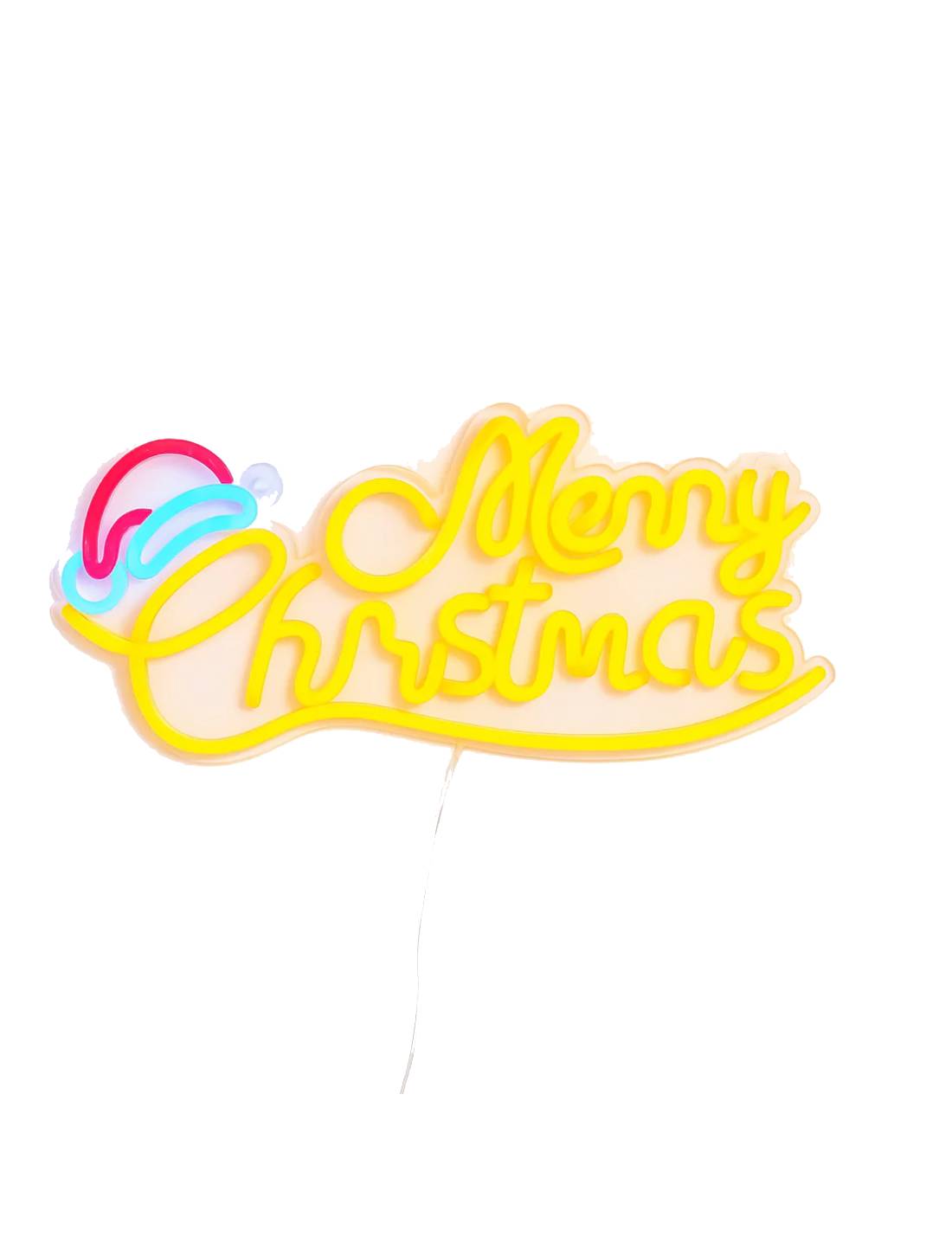 Addobbo Di Natale Scritta Luce LED Merry Christmas