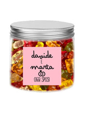 Varzilicious Barattolo Caramelle Haribo Sposi Personalizzabile