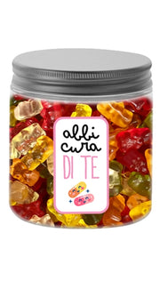 Varzilicious Barattolo Caramelle Haribo Abbi Cura Di Te Rosa