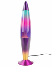 Lampada Da Tavolo A Lava Razzo Multicolore