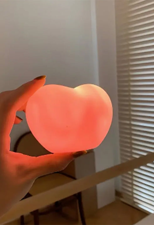 Luce Notturna Cuore Rosa