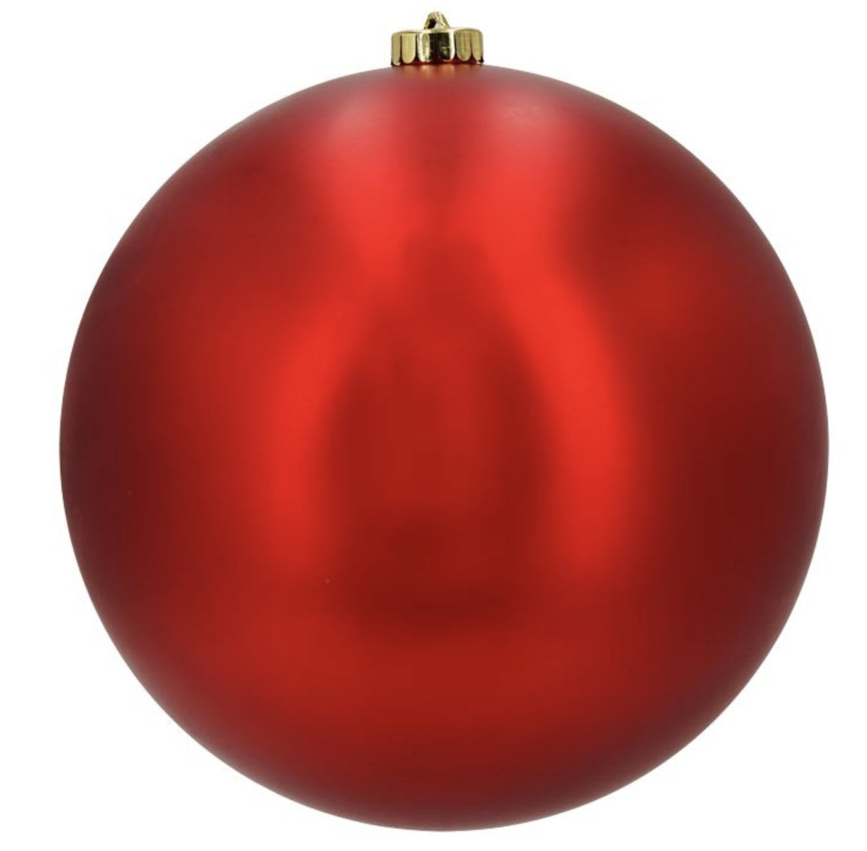 Pallina Albero Di Natale In Plastica Rosso 20cm