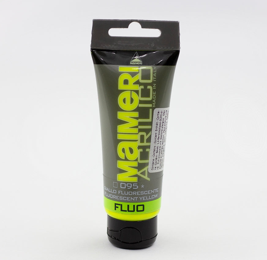 Maimeri Vernice Acrilica Giallo Fluo 75ml