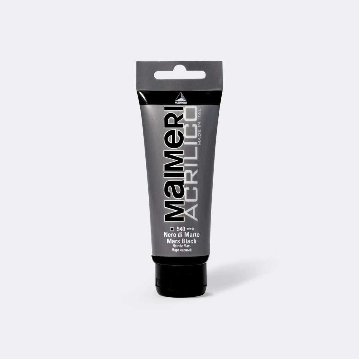 Maimeri Vernice Acrilica Nero Di Marte 75ml